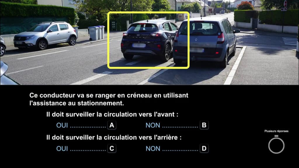 Simulation d'examen du code de la route